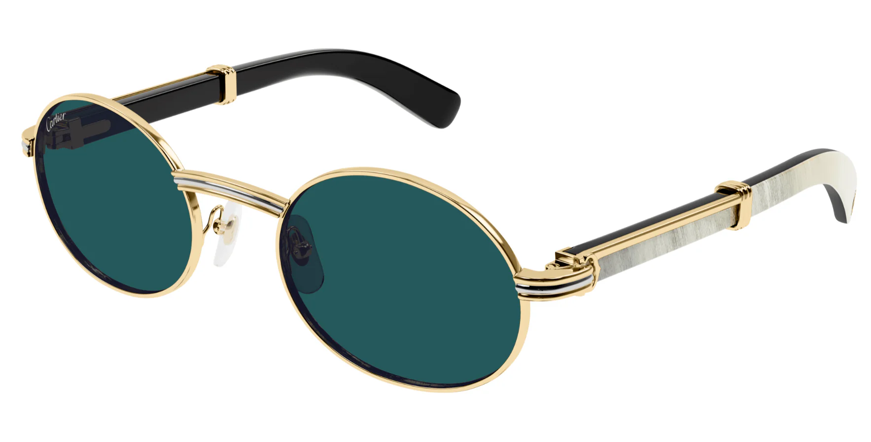 Gold White Green