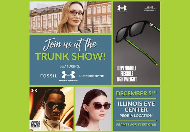 Trunk Show Join us for a day of optical fashion with hundreds of additional frames!