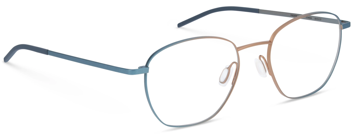 1477 Mat Rose Gold & Mat Cameo Blue