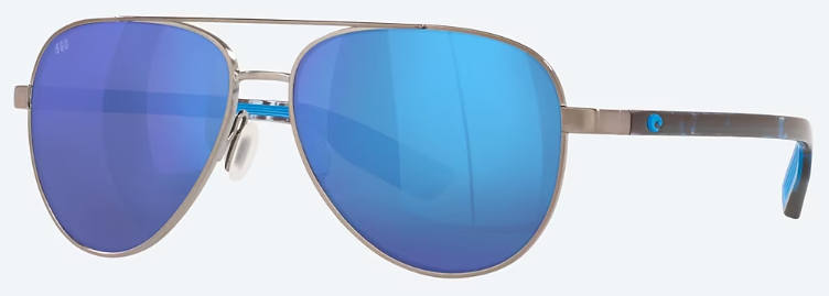 BRUSHED GUNMETAL W/ BLUE MIRROR