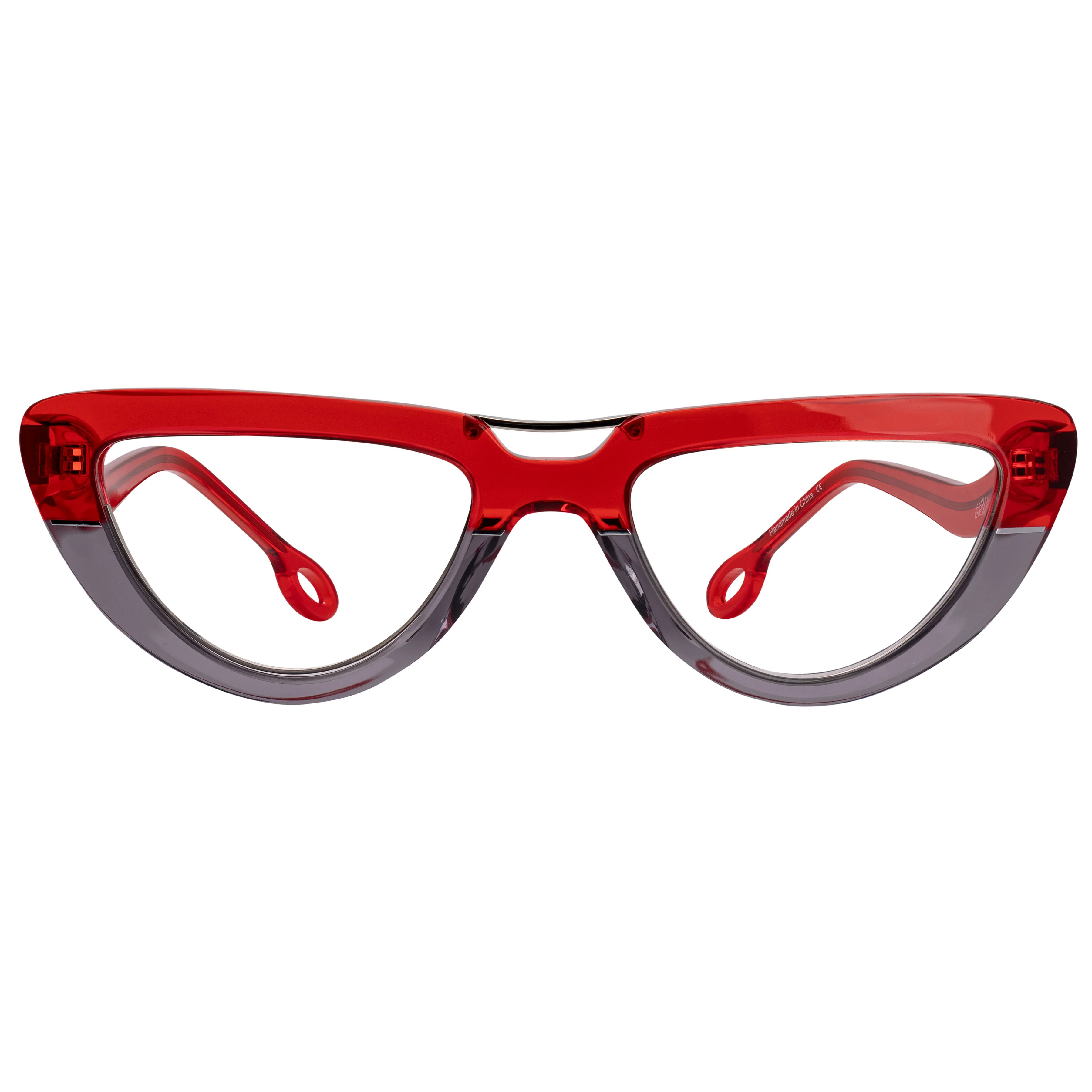 RED/GREY TRANSPARENT