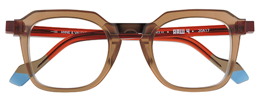 Transparent Brown-Red