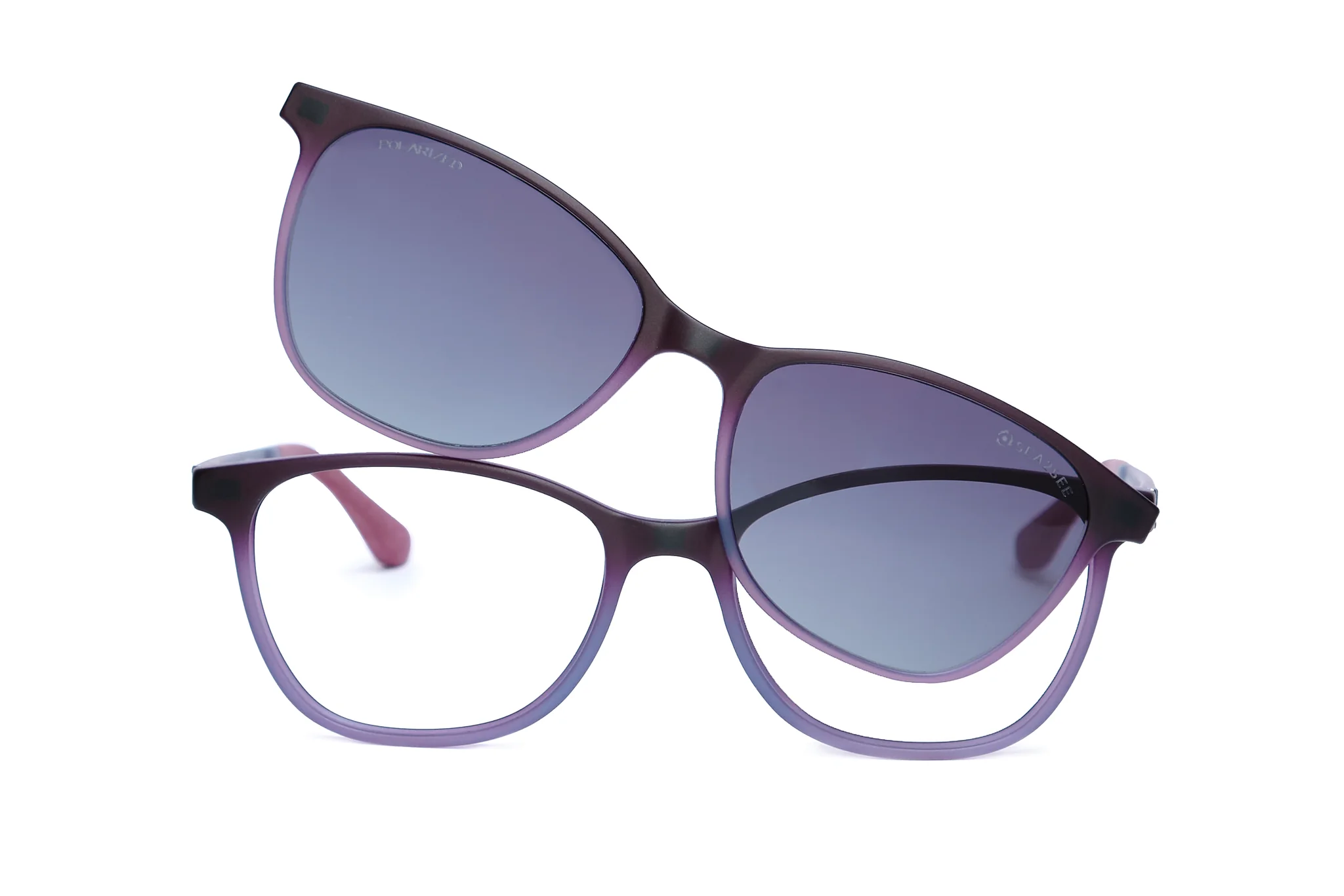 DARK LILA GRADIENT MATTE + FUMO GRADIENT POLAR CLIP / AR