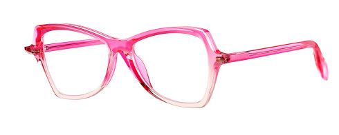 Shocking Pink + Trans soft pink