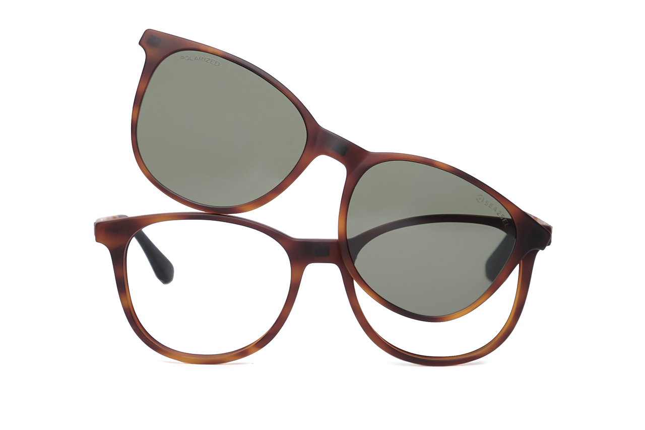 Havana Matte + Clip w/ G15 Polar AR Lenses