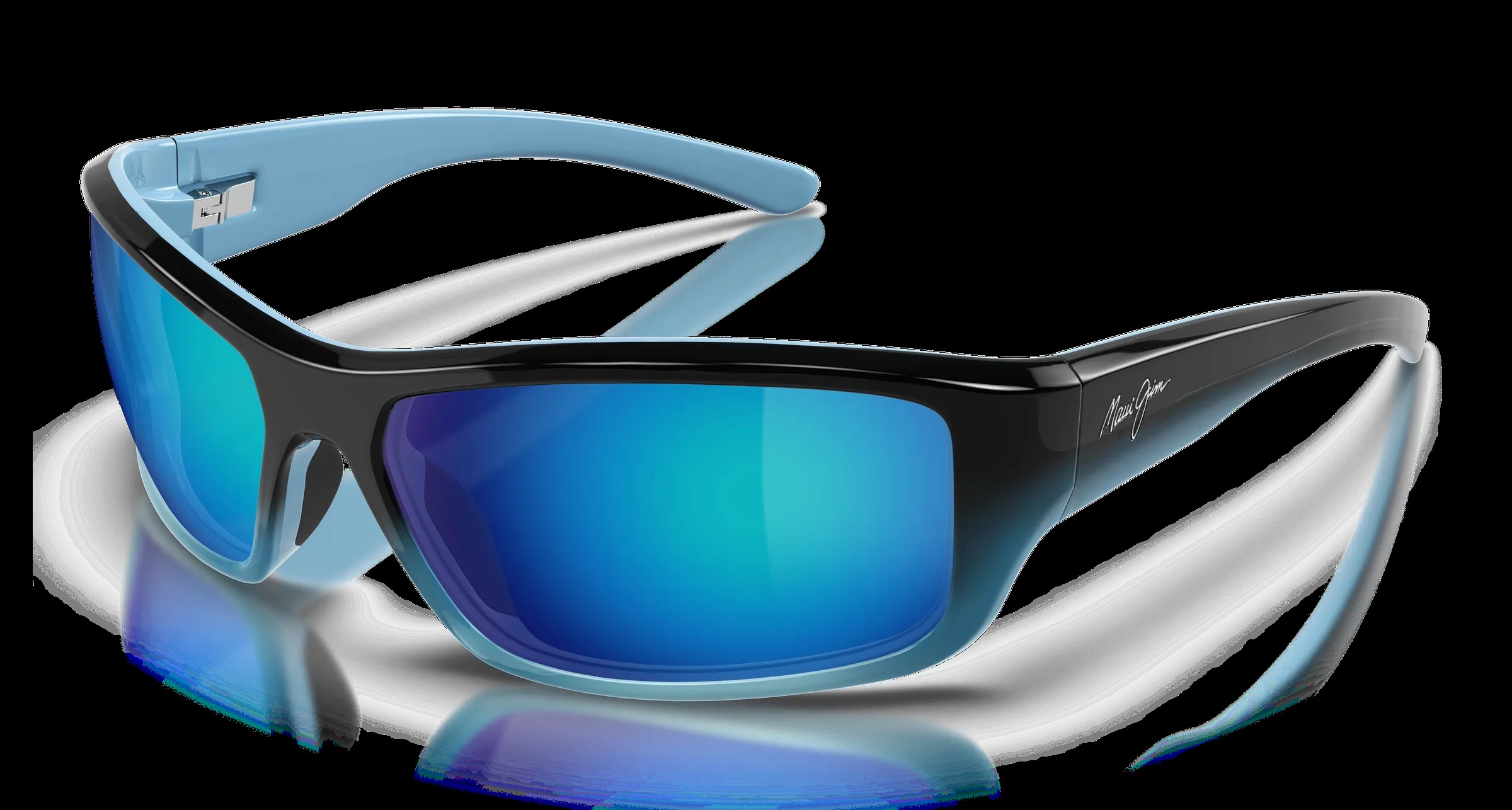 Blue w/ grey lens