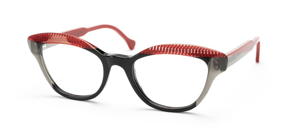 503 BLACK / GLITTERED RED / GREY