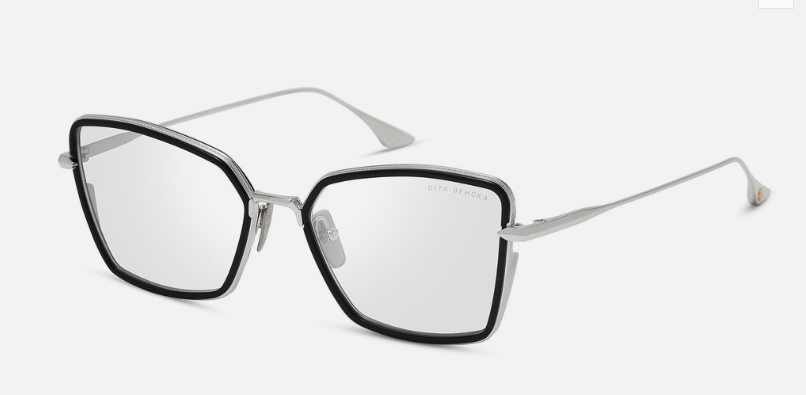 DTX196-A-03 SILVER-BLACK W/ CLEAR