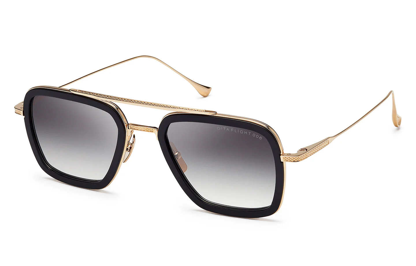 7806-B-MATTE BLACK-14K GLD