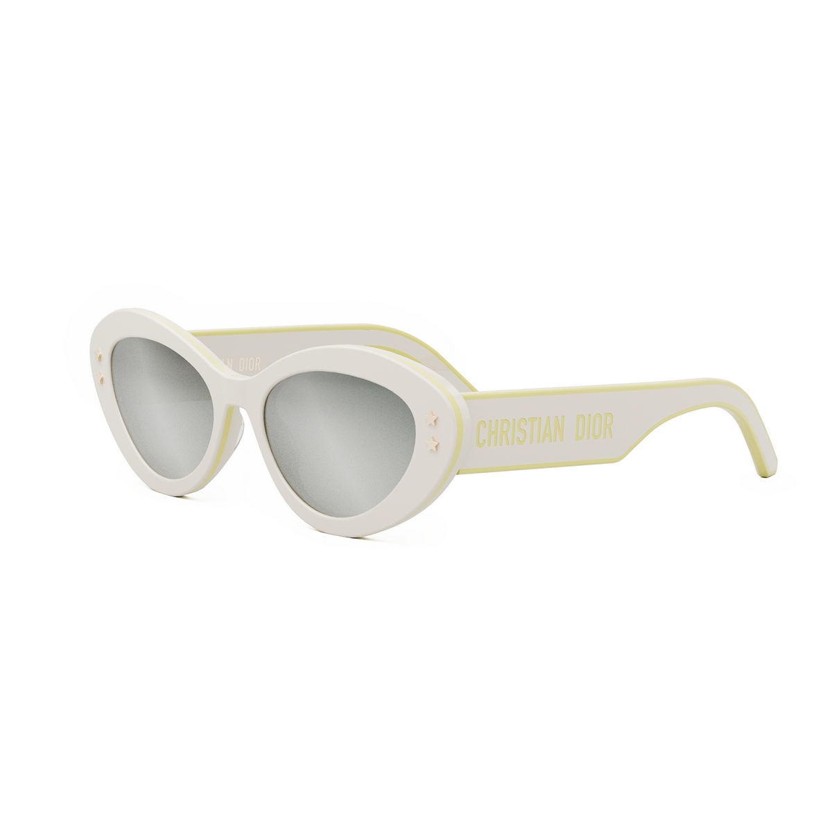 95A453 5325E Shiny Ivory/Lenses  Silver  Organic  