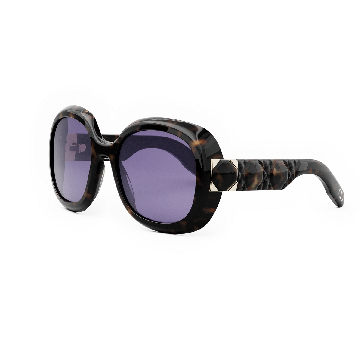 20G058 5852Y Shiny Havana/Lenses  Violet  Organic