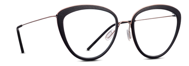 Black Matte/ gold temples