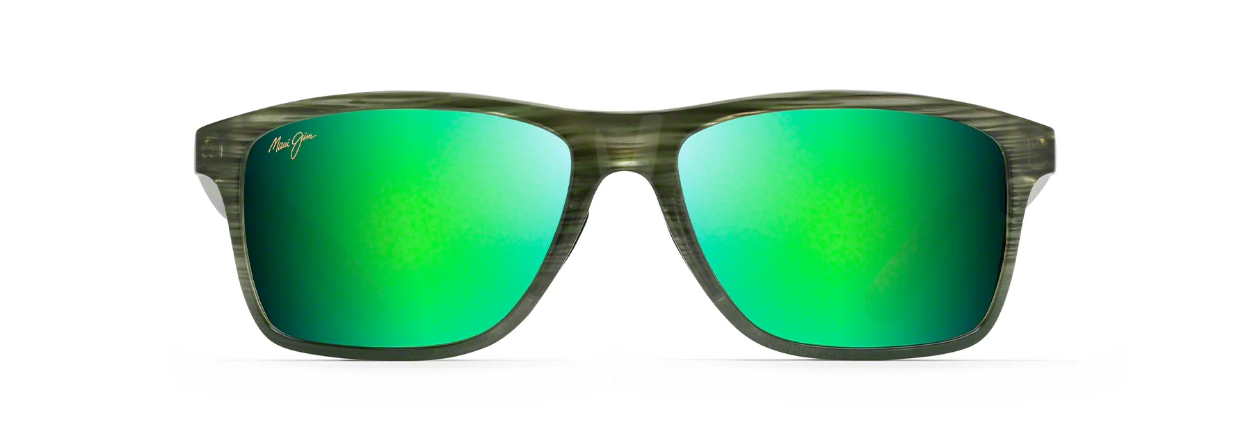 green mirror/ olive strips