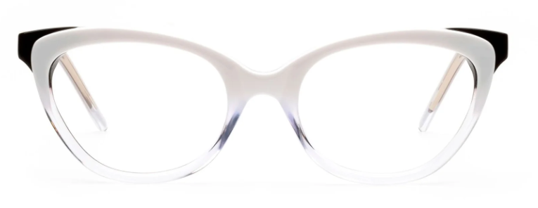 WHITE WITH BLACK END PIECES