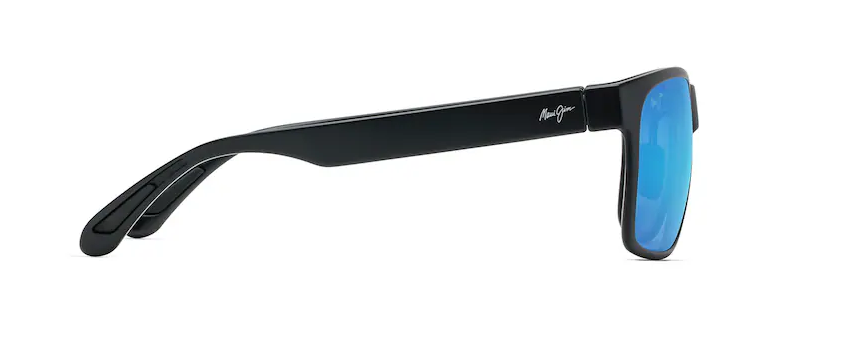 Red Sands MJ0432S / Matte Black w/ Blue Hawaii Lens