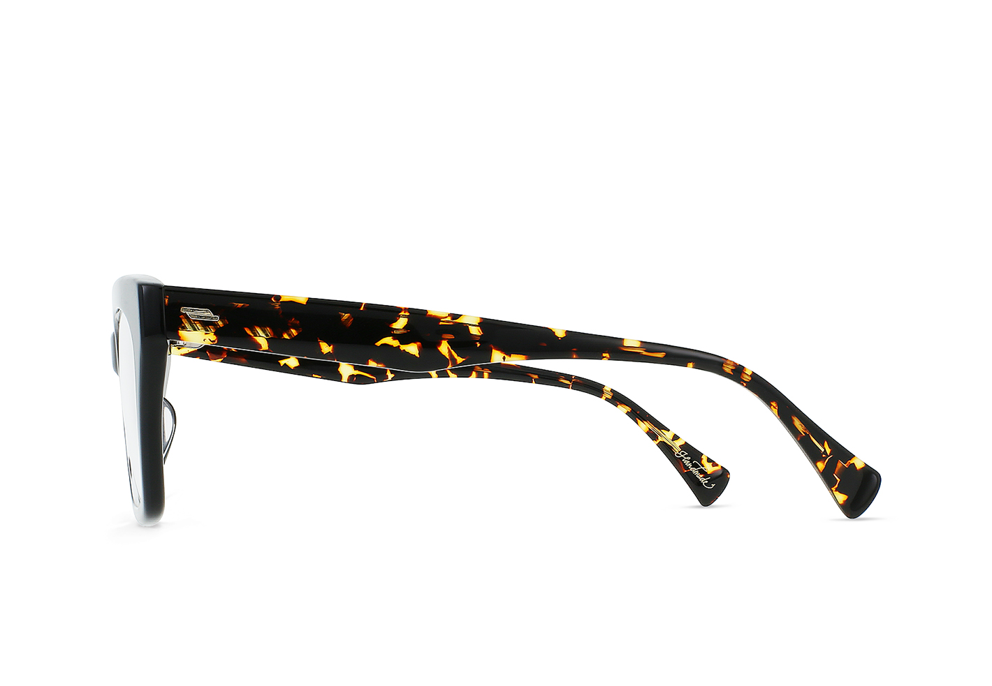 POZY / CRYSTAL BLACK COSMOS TORTOISE/CLEAR