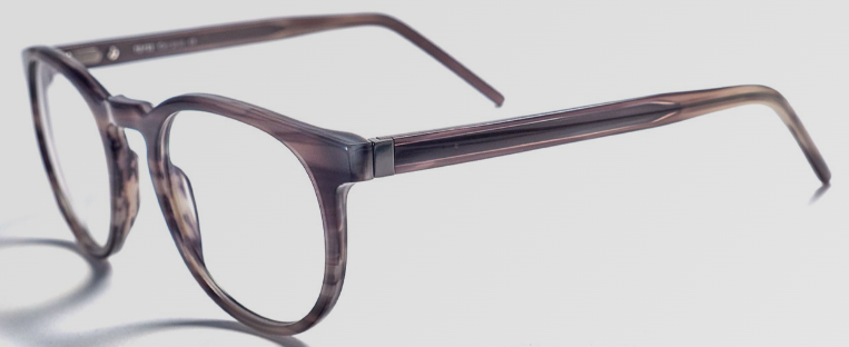 Polished smoked light and dark grey