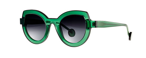 Transparent Green + Black Inlay