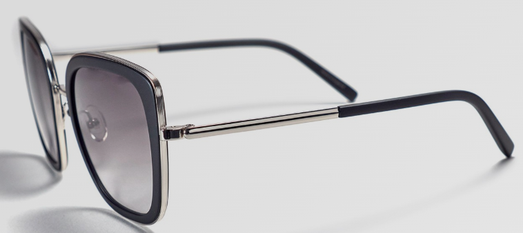 Matt Black with Silver
