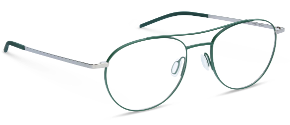 Mat Eden Green / Shiny Grey Silver