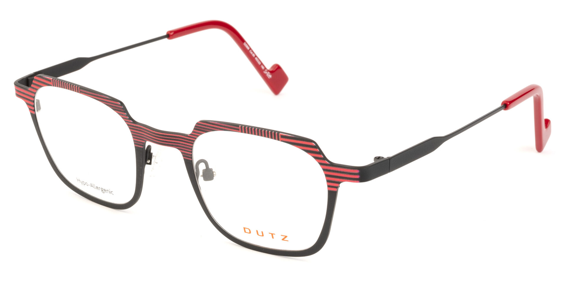 Black w/ Red Stripe