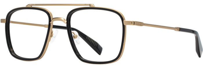 Black / Antique Gold