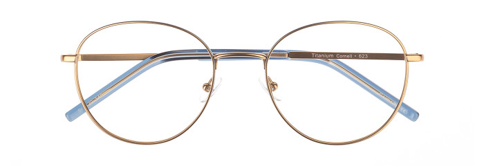 Rose Gold/Blue