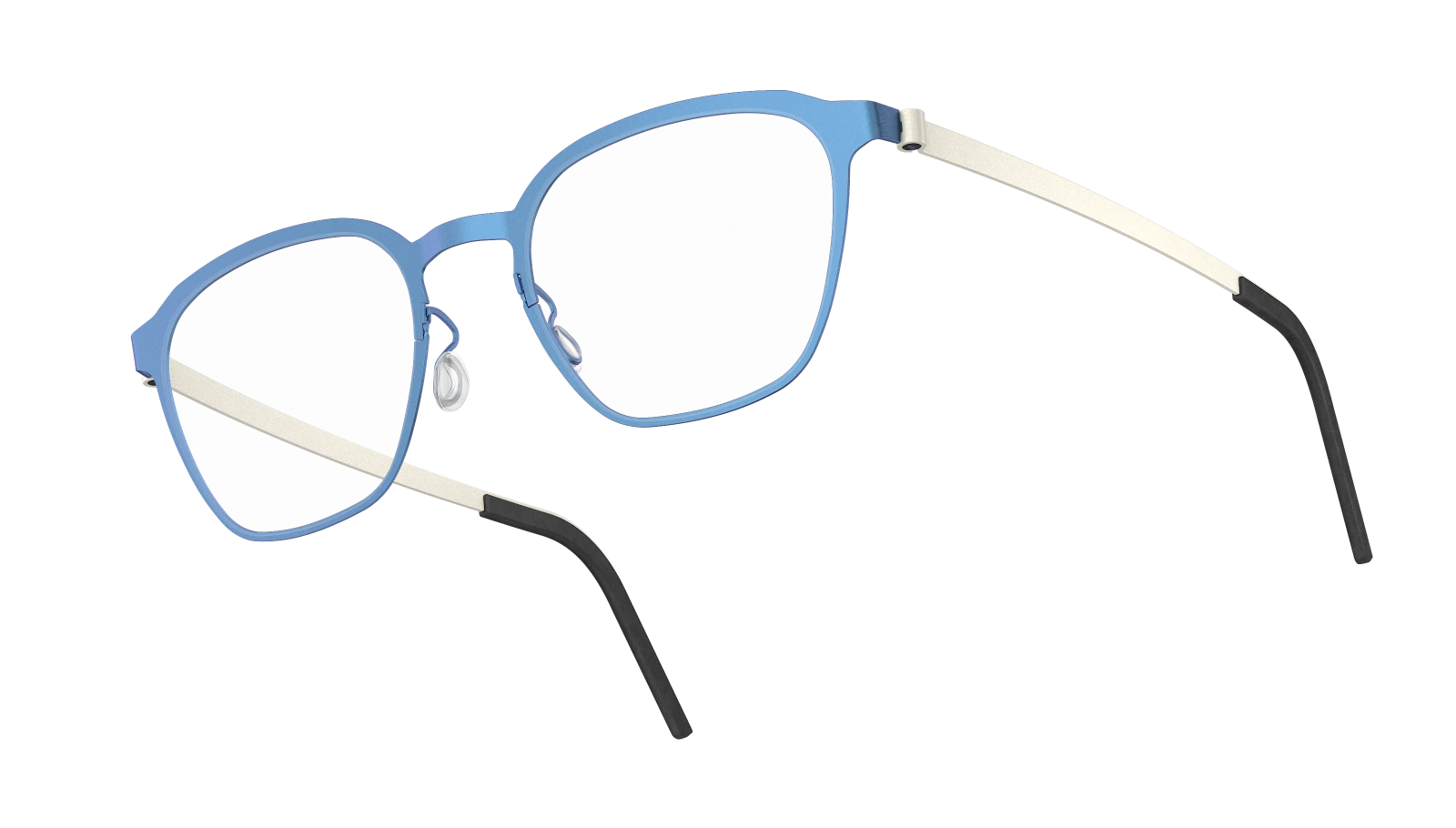 Matte Teal front / White temples