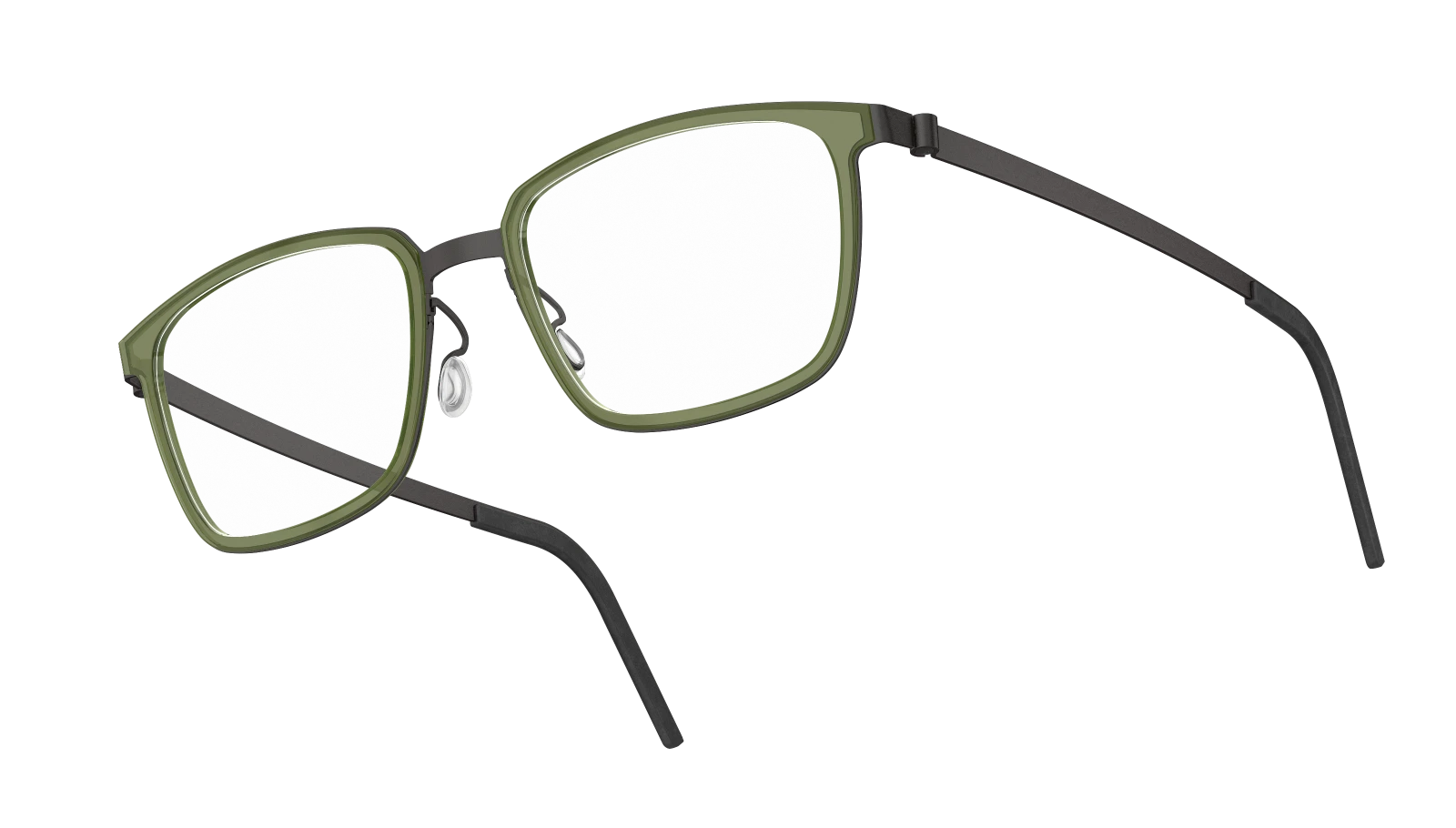 Green insert / Gunmetal frame