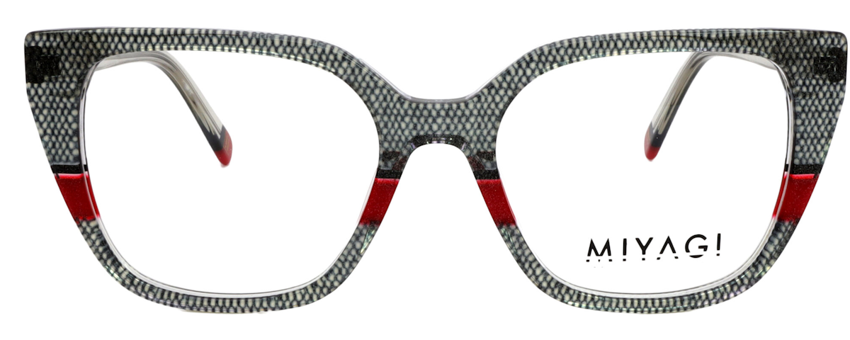 BLK CLEAR RED
