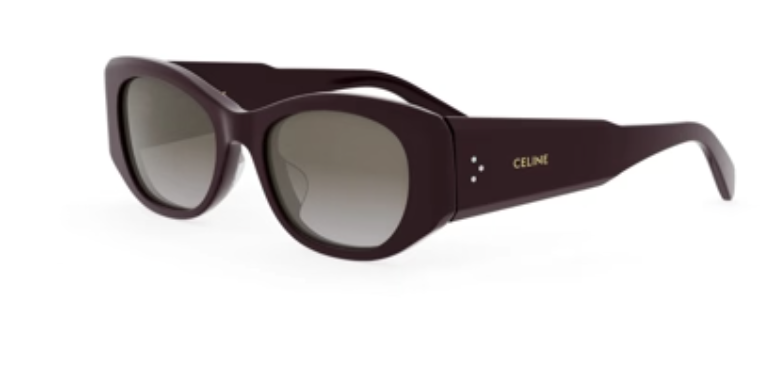 Acetate Shiny Brown with Grey Gradient lenses