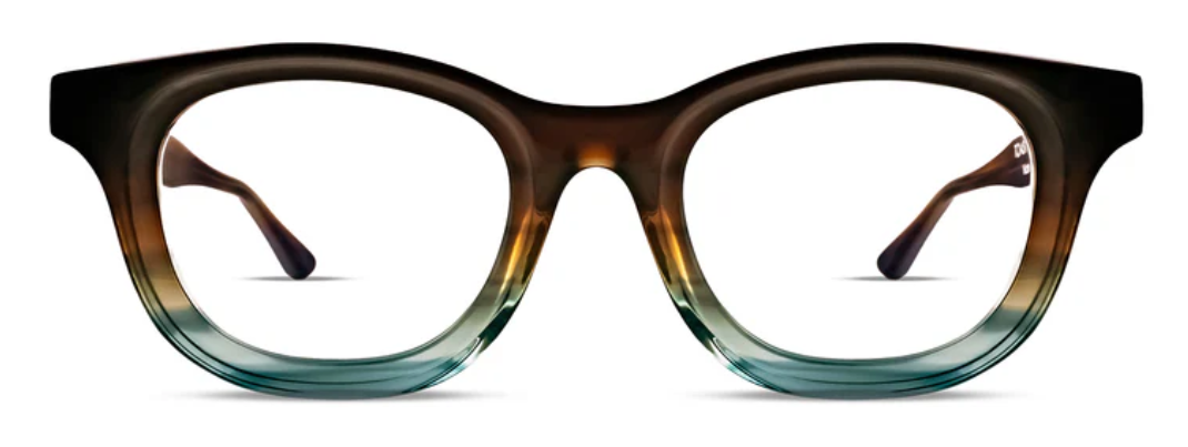 Deep Brown - Light Blue