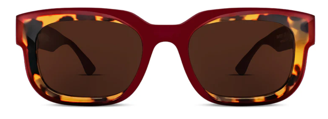 Burgundy - Tortoise