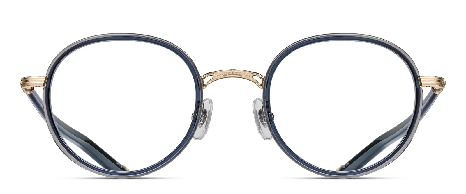 Brushed Gold - Dark Navy Crystal