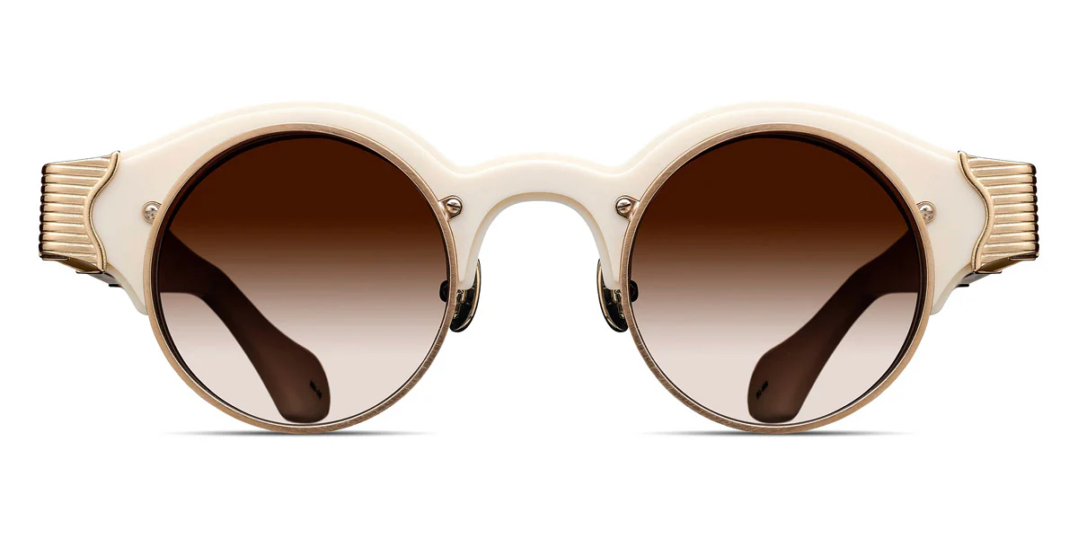 BRUSHED GOLD - MILK WHITE