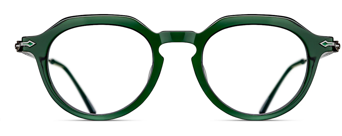 Bottle Green - Brushed Silver