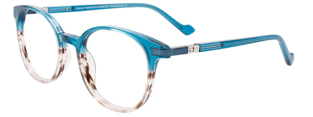 Crystal Turquoise / Striped Brown