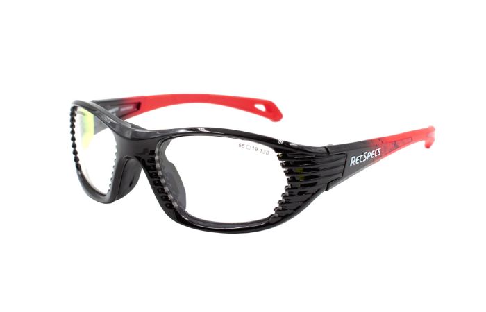 Shiny Black Speckled Red