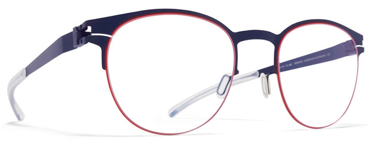 Navy/rusty Red