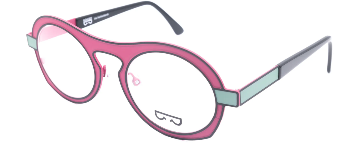 C2- Pink-Red/Clay Green/Black