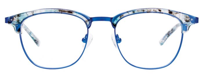 EC544 / Matt Blue & Marbled Blue & Crystal / Matt Blue