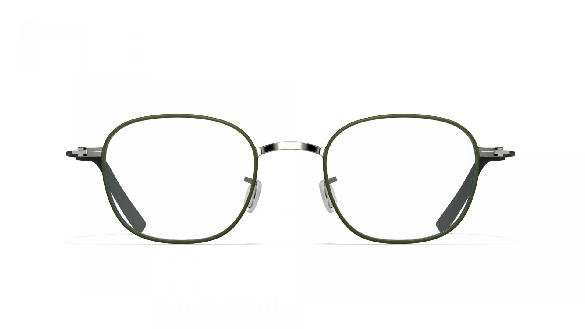 Mojave BF 1017 / 1573 Shiny silver/Army Dark Green Rims