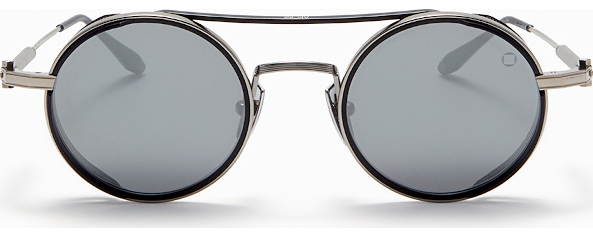 Black Palladium - Matte Navy w/ Dark Grey - Silver Mirror - AR