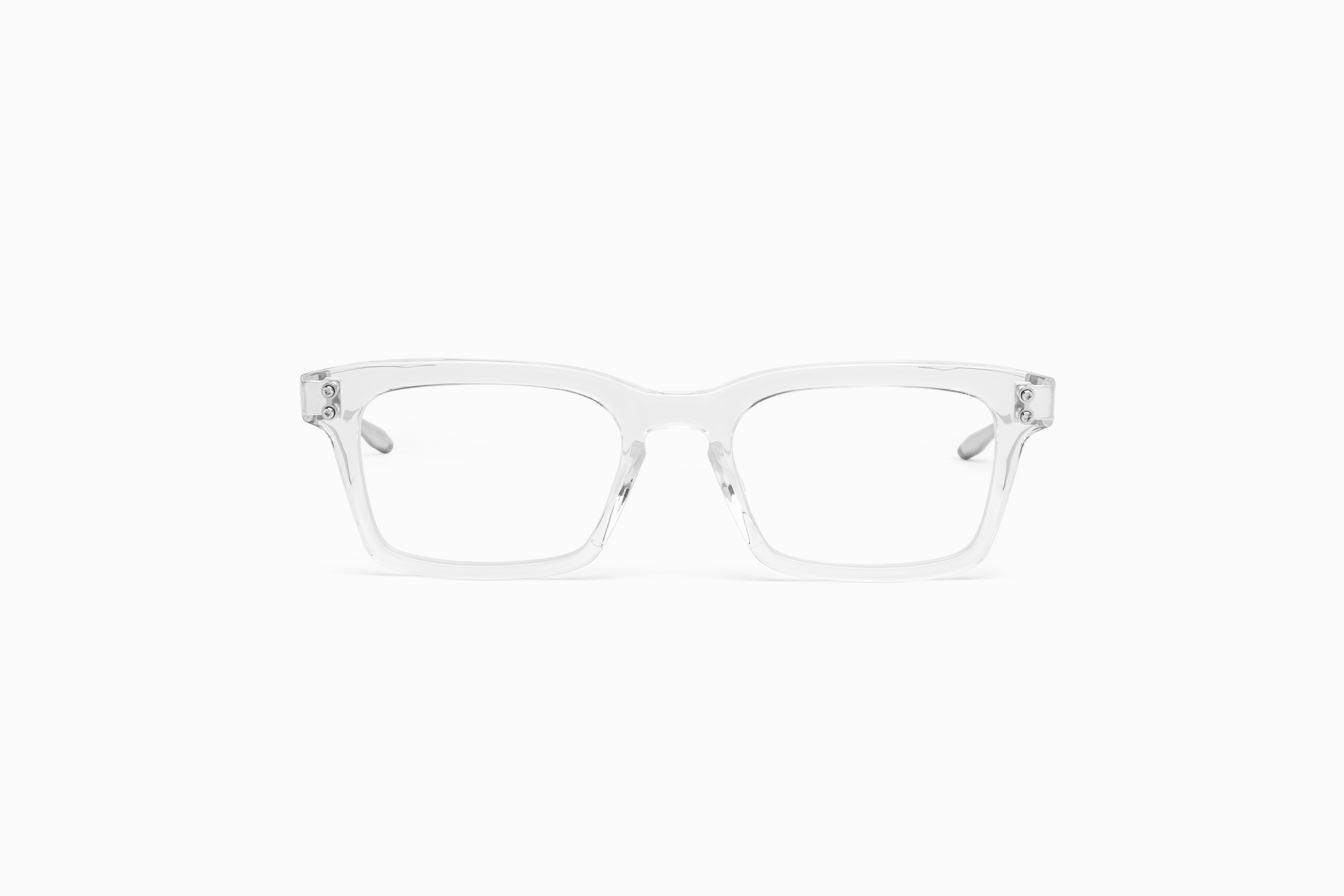 Crystal Clear - Silver - Clear Lenses