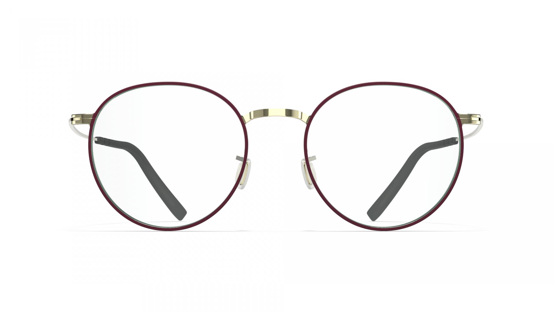 Carmel BF1035 / 1644 Light Gold/Berry Red Rim