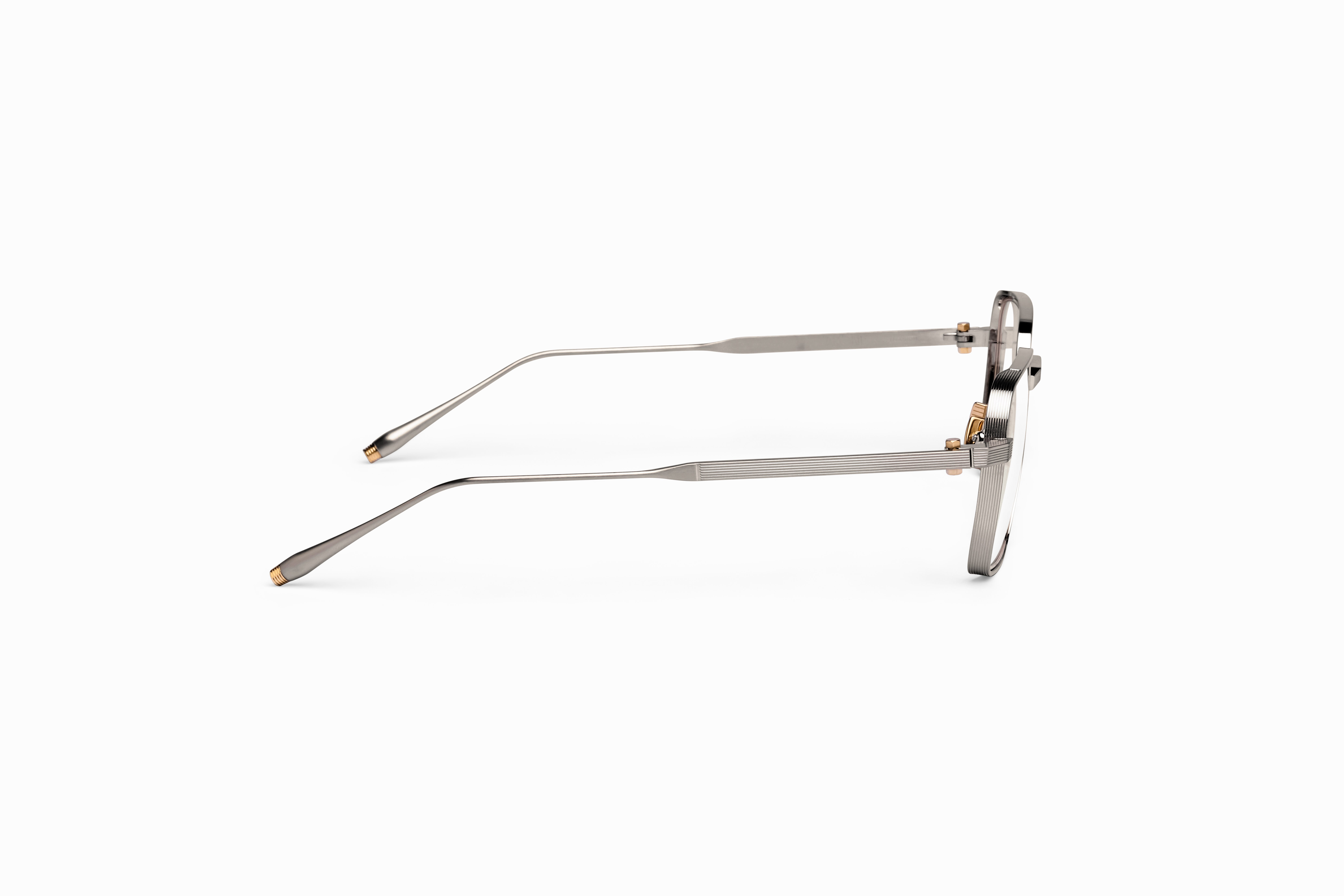 GIANO / Brushed 12k Gold w/Silver - Clear Lenses