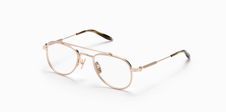 CALISTO / Brushed White Gold - Matte White Gold - Dark Tortoise