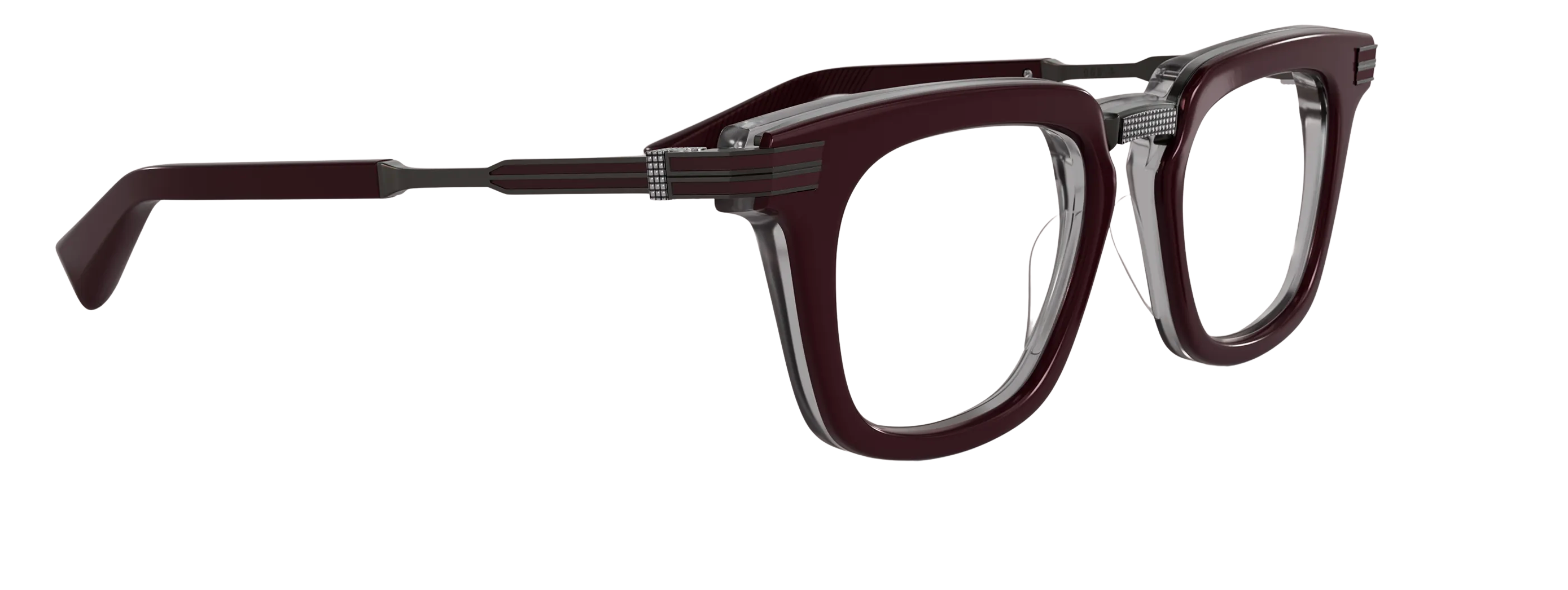 #A GUNMETAL/BURGUNDY