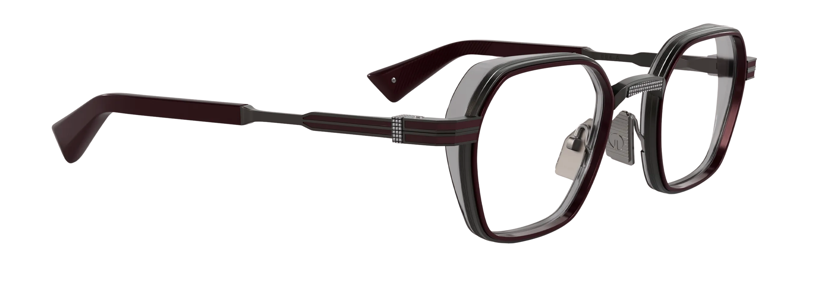 #A GUNMETAL/BURGUNDY