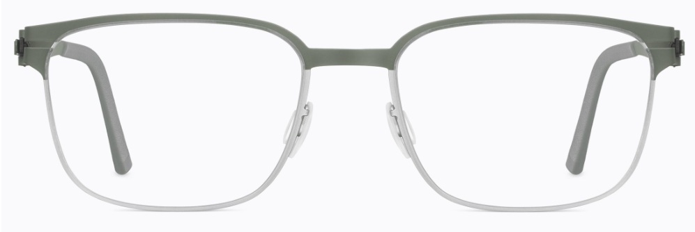 deep olive/titanium